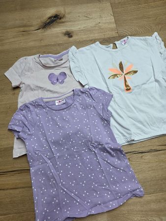 3er Set Mädchen T-Shirts, Grösse 98