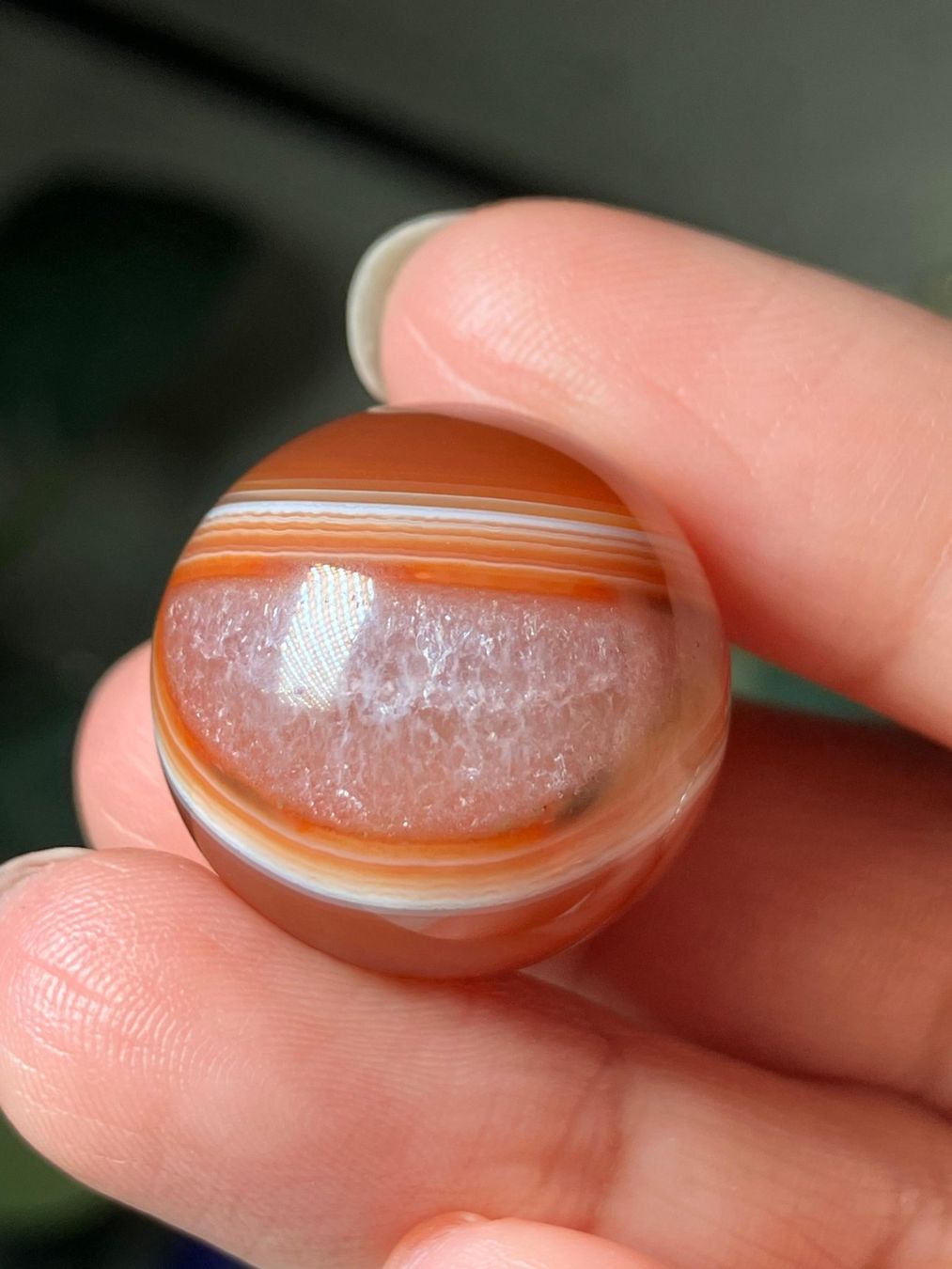 Minerali & Pietre curative: Sardonyx-Achat-Kugel – Nuovo (secondo la descrizione) da Neuheim venduto da m.hald 3