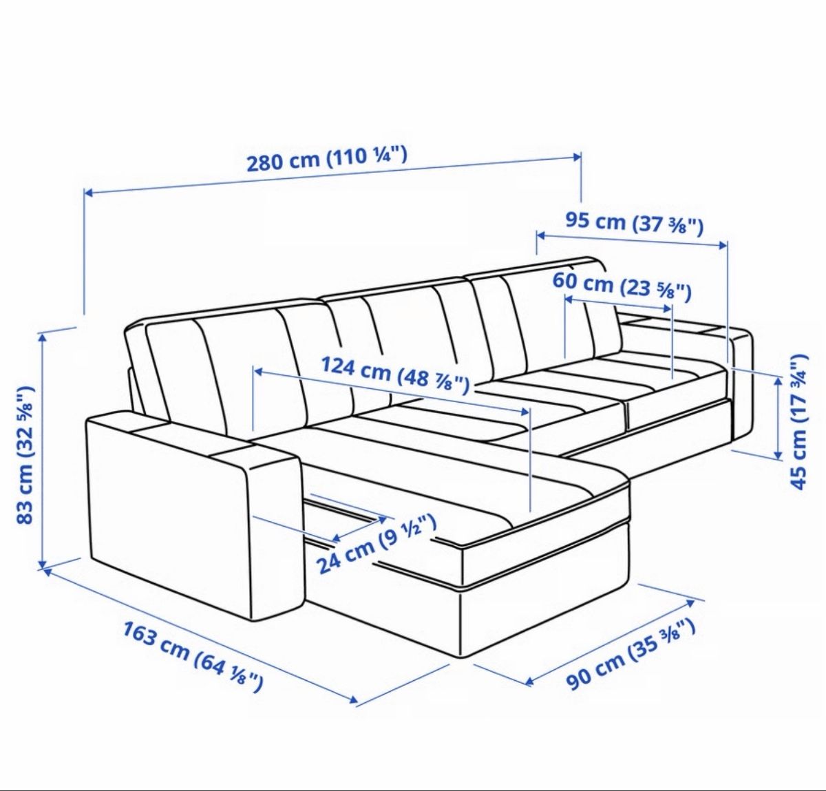Sofas: Ecksofa braun Ikea Kivik ab CHF 1.00 – Gebraucht aus Zürich von Vanilglace 5