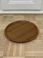 Furniertes Teak Tablett vintage Plywood Serviertablett 60er