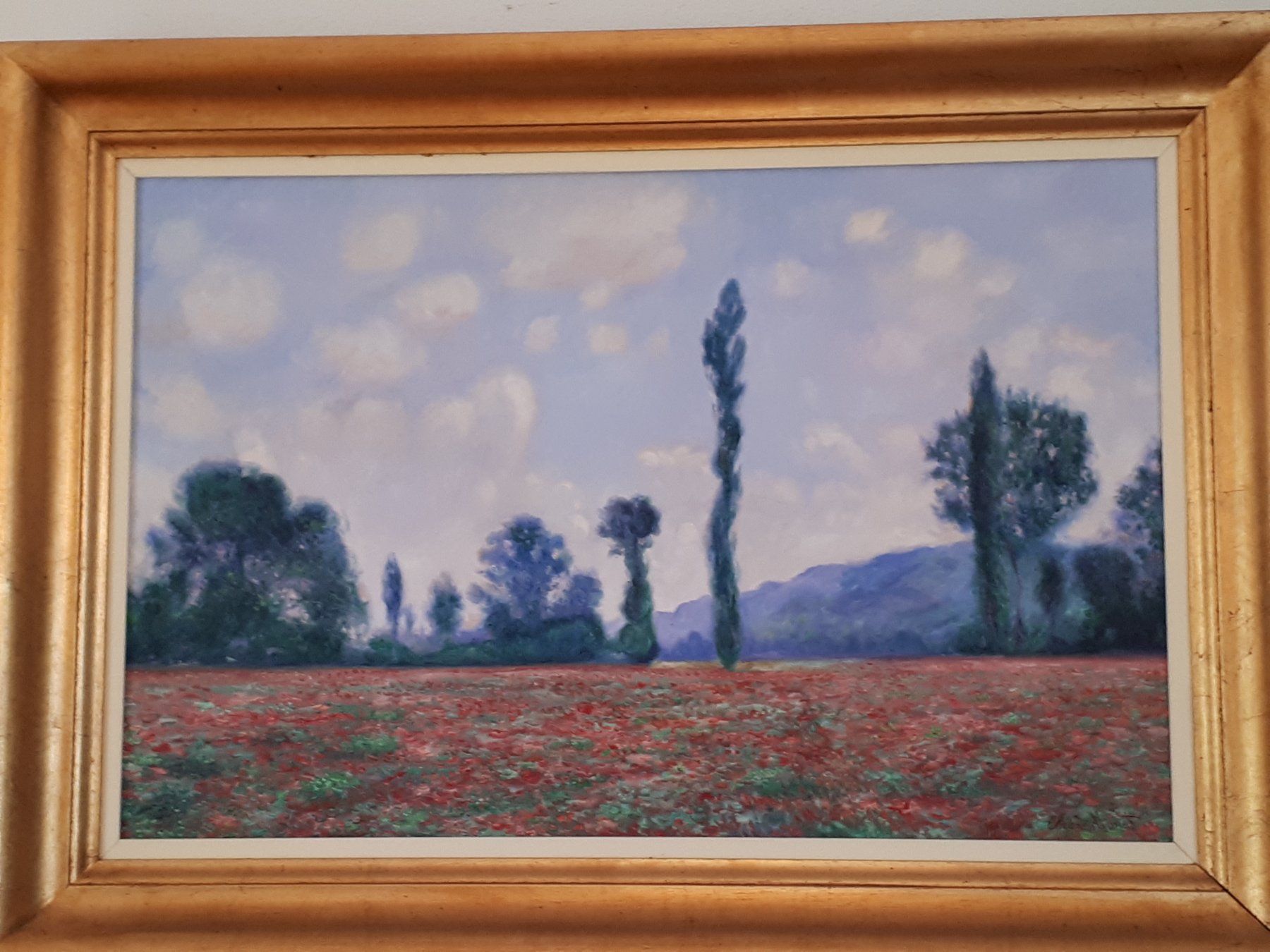 Dipinti: Mohnfeld in Giverny Claude Monet – Usato da Caslano venduto da rajinta
