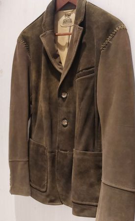 NEU Meindl Jacke aus Ziegenleder Gr. 52 Handarbeit Vintage..