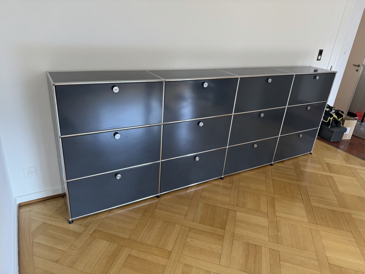 Scaffali: USM 4x3 , Anthrazit, gratis Lieferung und Montage  – Usato da Zürich venduto da Zvijerka 2