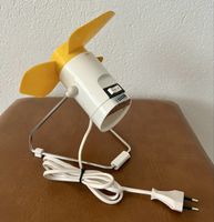 Retro Tischventilator im 70er Jahre Design, Gelb!