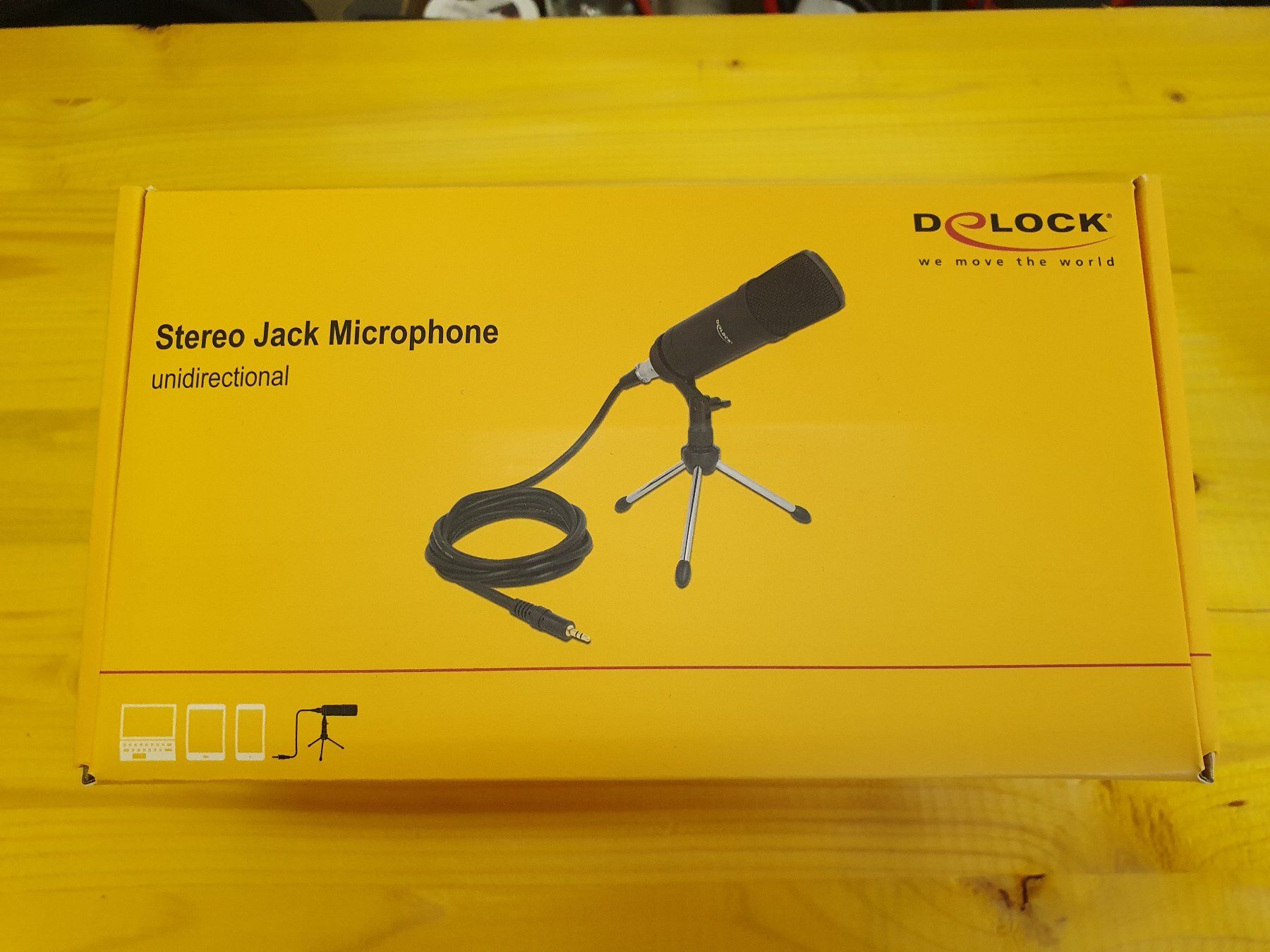 Microfoni: Delock Stereo Jack Mikrofon für PC, Tablet oder Smartphone – Nuovo e nell'imballaggio originale da Rüeggisberg venduto da Logitech007