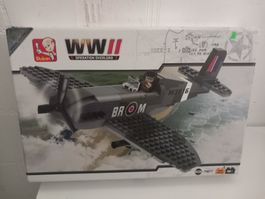 Sluban WWII Flugzeug 182 Bausteine Militär, lego kompatibel