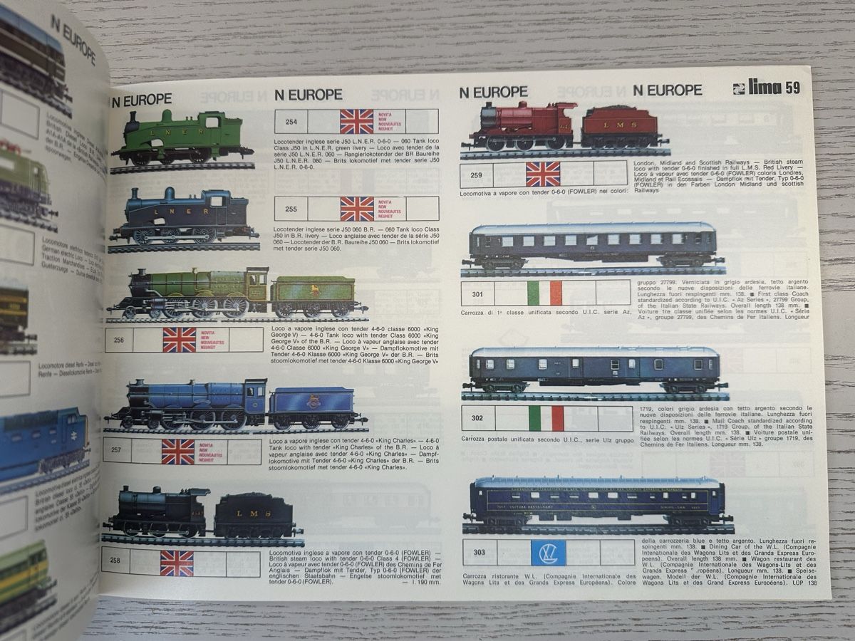 Lima Modelleisenbahnen: Lima Katalog 1976 – Gebraucht aus Lupsingen von New-Haven 1