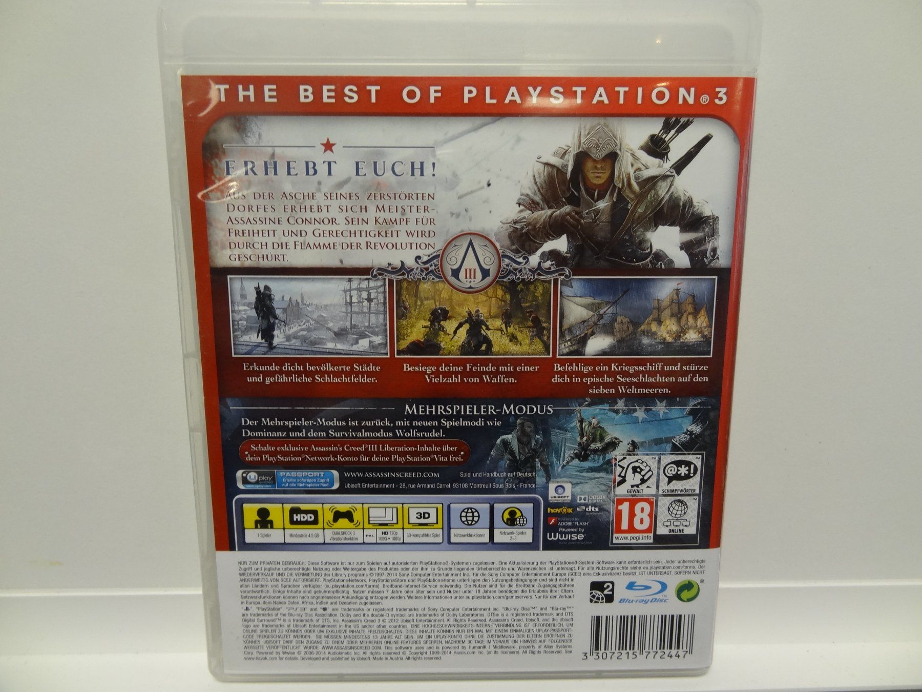 Sony Spiele: Assassin's Creed III PS3 Essentials – Gebraucht aus luzern von musicandart 1
