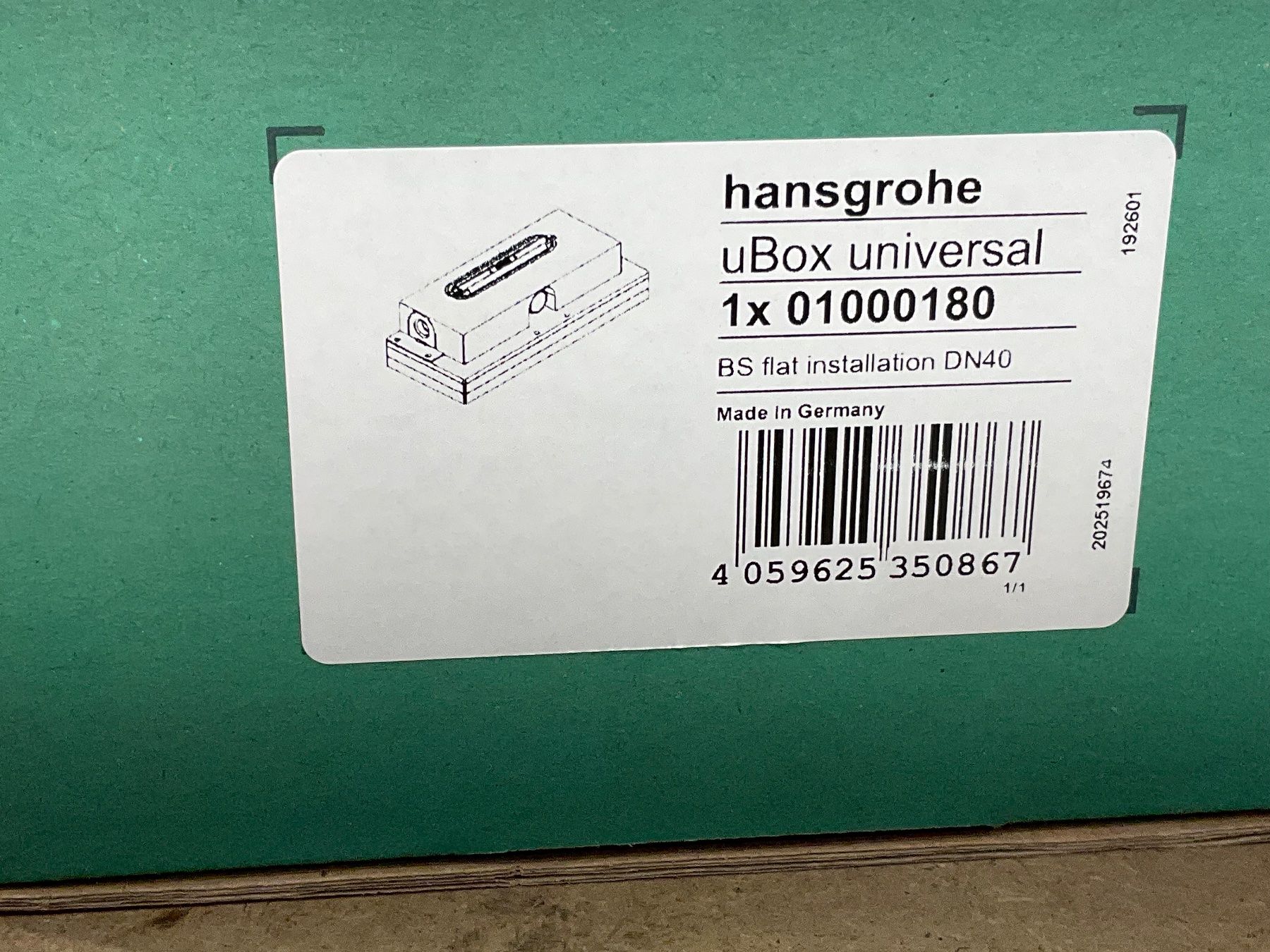 Autres matériaux de construction: 548 Hansgrohe uBox universal – Neuf avec emballage d'origine à Derendingen par Meisterstuecke 3