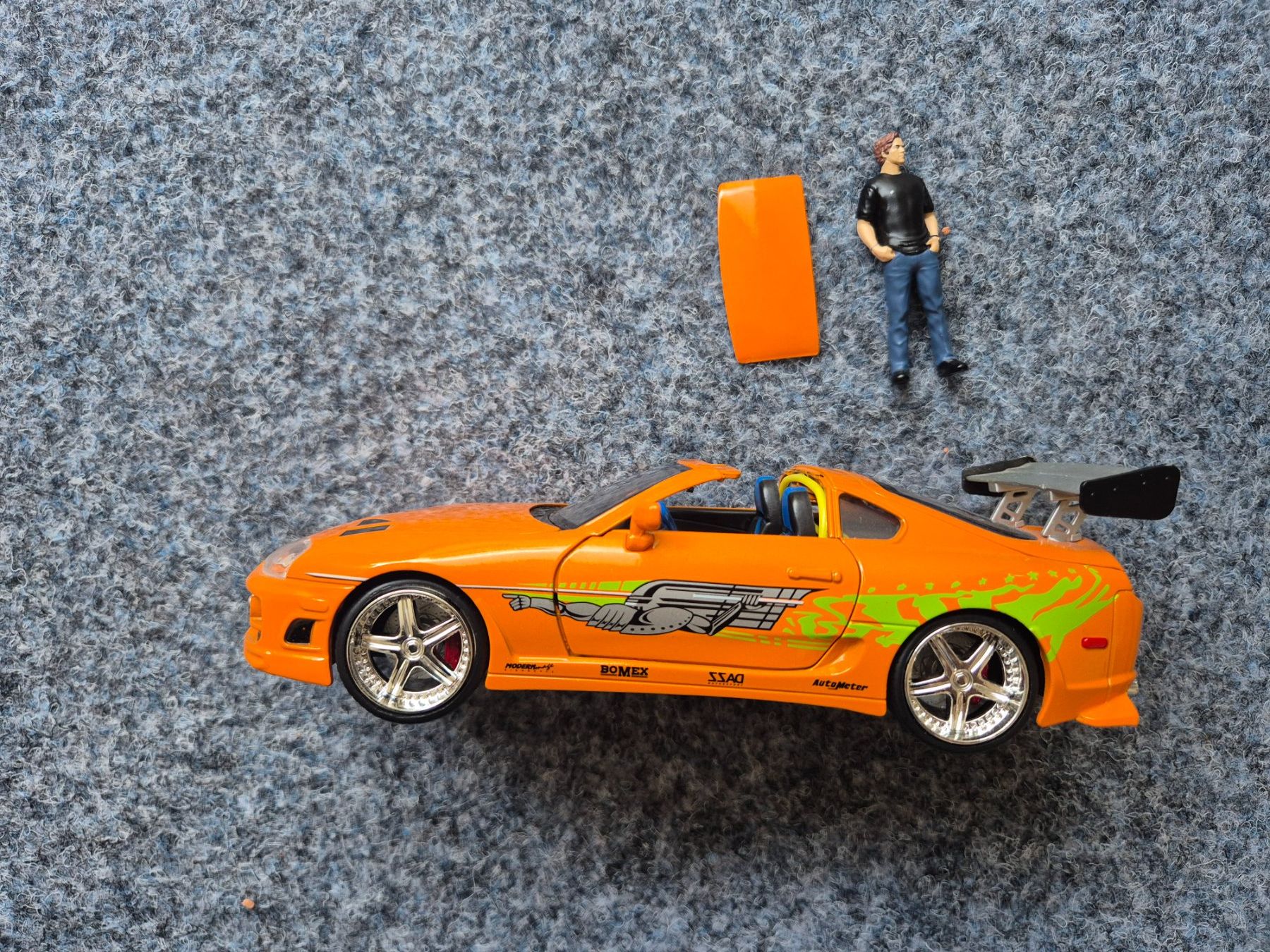 Toyota Modellini d'auto: Toyota Supra Modellauto Orange – Usato da Domat Ems venduto da tchnesa 4