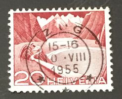 Nr.301A  GESTEMPELT 1949 Zug  