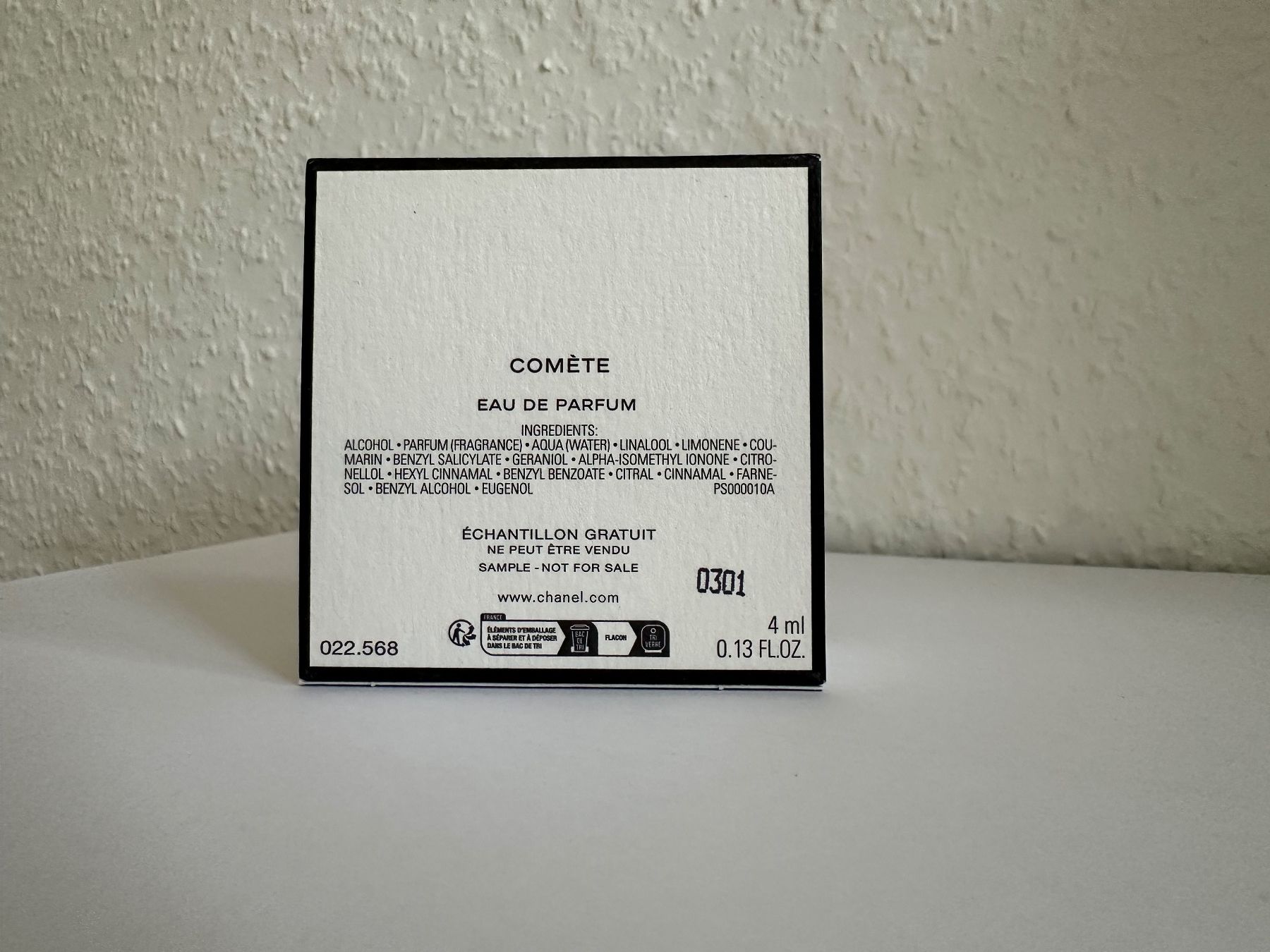 Chanel Parfum & Eau de Toilette: Chanel - Comète - Eau de Parfum - 4ml Miniature – Neu und originalverpackt aus Horgen von flo_xhj6 1