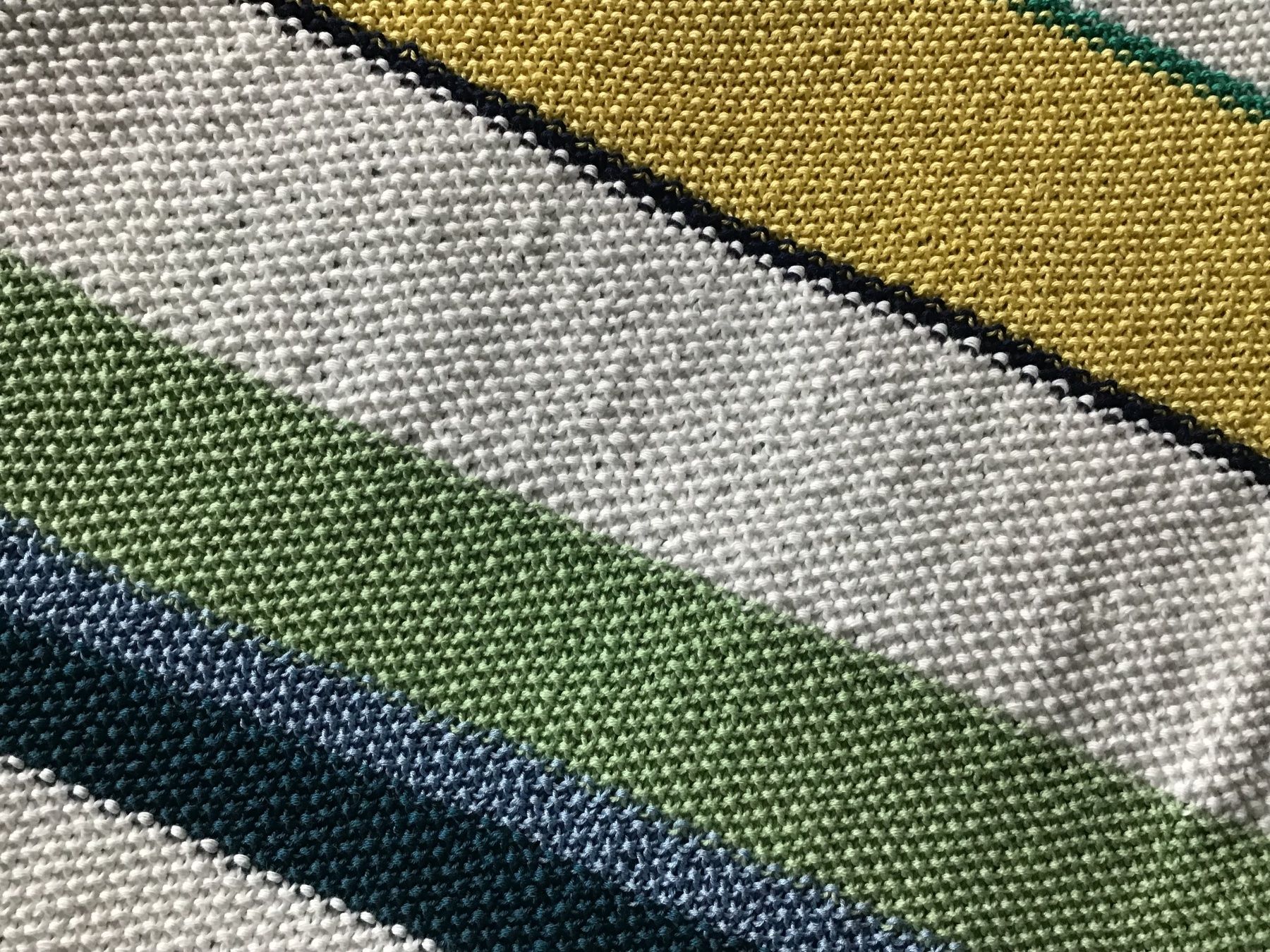 Coperte: Babydecke - Baumwolle - handgestrickt – Nuovo (secondo la descrizione) da Weggis venduto da Tupferl 1