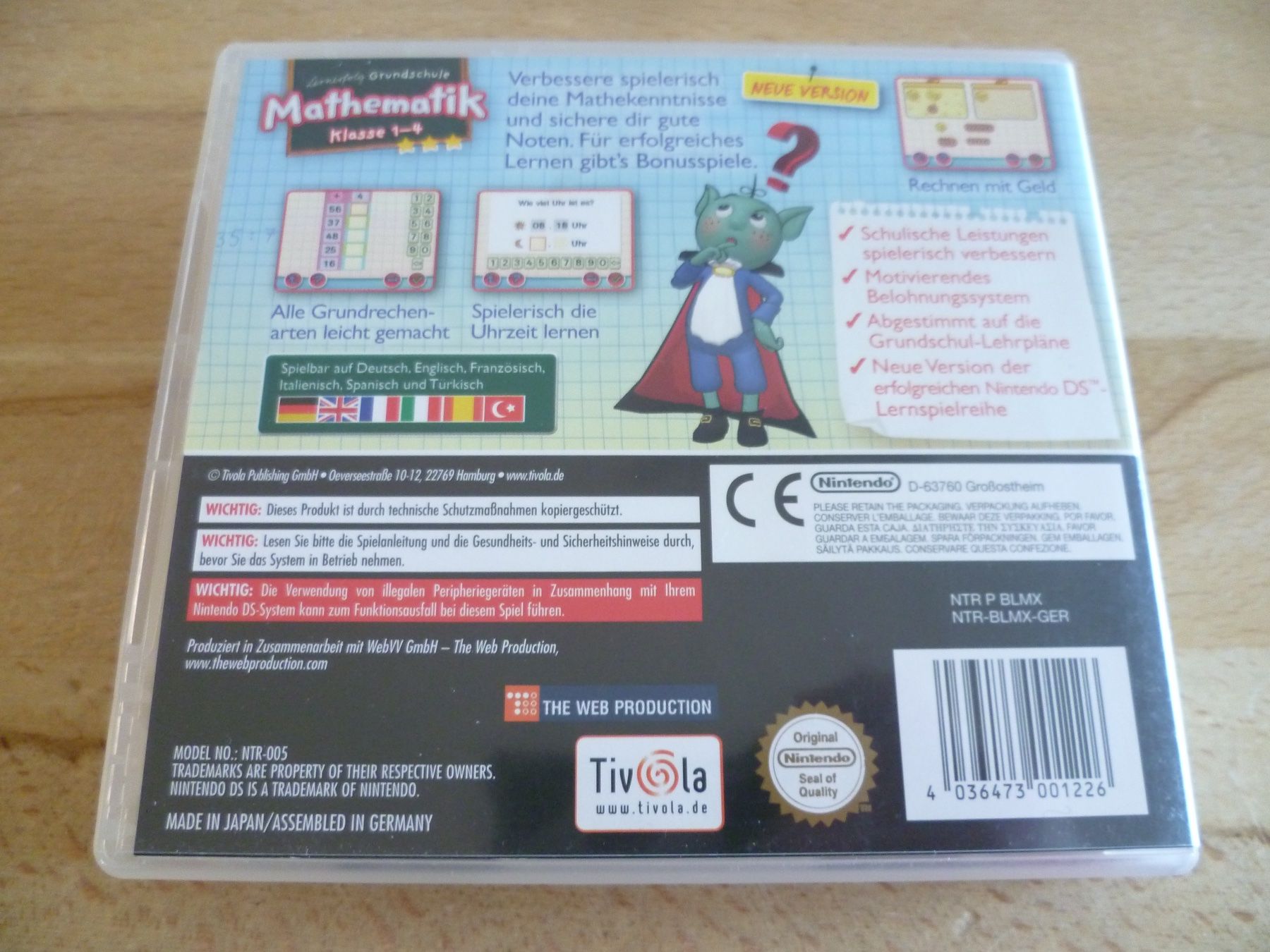 Nintendo Spiele: Mathematik 1. bis 4. Klasse - Nintendo DS NDS – Gebraucht aus Thalwil von ranx 3