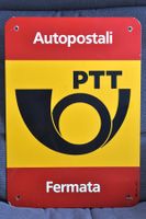 Insegna PTT Autopostali vintage - Da collezione!