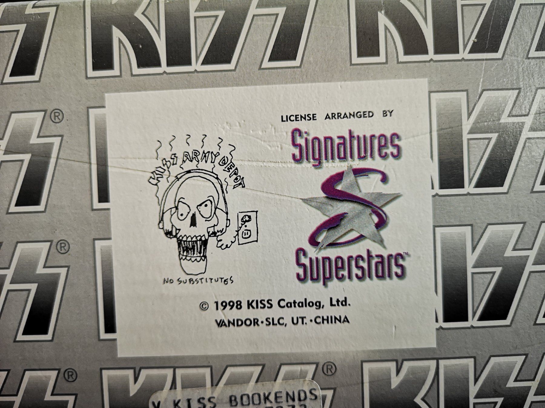 Altro in Decorazioni & Accessori: Kiss Buchstützen 1998 – Usato da Widnau venduto da Steelworld 4