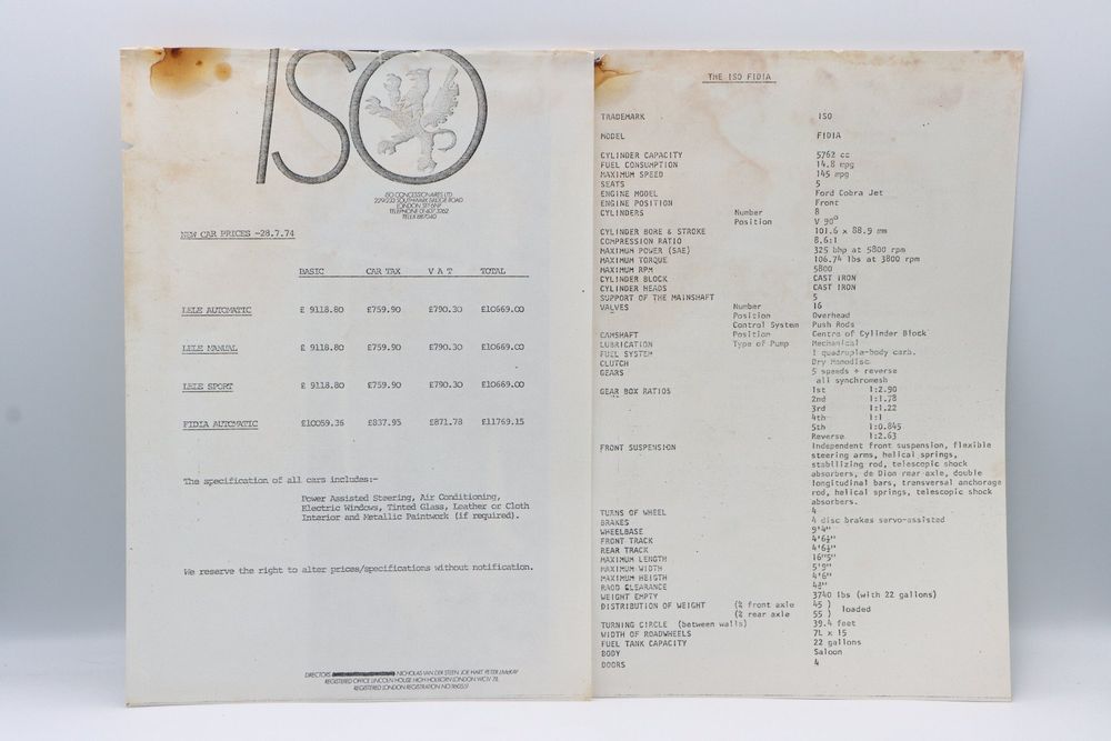 Iso Rivolta, le grand écart ! - Absolutely Cars