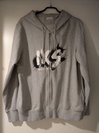 IXS Veste zippée à capuche grise, Taille XL, sweat neuve