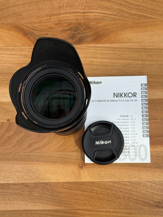 Nikkor Objectifs: Reisezoom-Objektiv Nikon AF-S 28-300 mm 1:3.5-5.6G ED VR – D'occasion à Islisberg par Goodvalue 3
