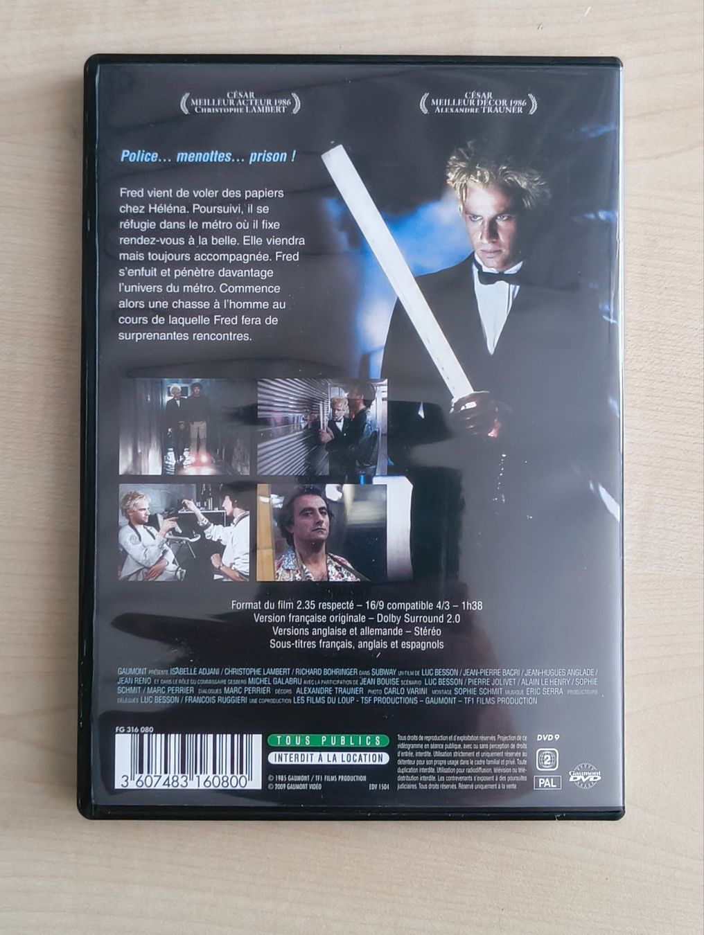 Tutti i DVDs: Subway - Luc Besson - DVD – Usato da Sion venduto da dor_8hwv 1