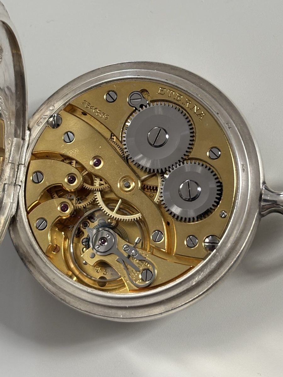 Eterna Orologi: Taschenuhr Haldengut Bier nicht Feldschlösschen – Usato da Neuenhof venduto da redballexpress 8