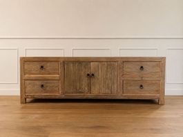 Antique Solid Wood Cabinet - Rustic by Charm for Your Home!