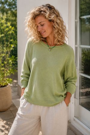 MEGA hübscher Pullover aus 100% Cotton JA JA WOMEN Gr.L-M