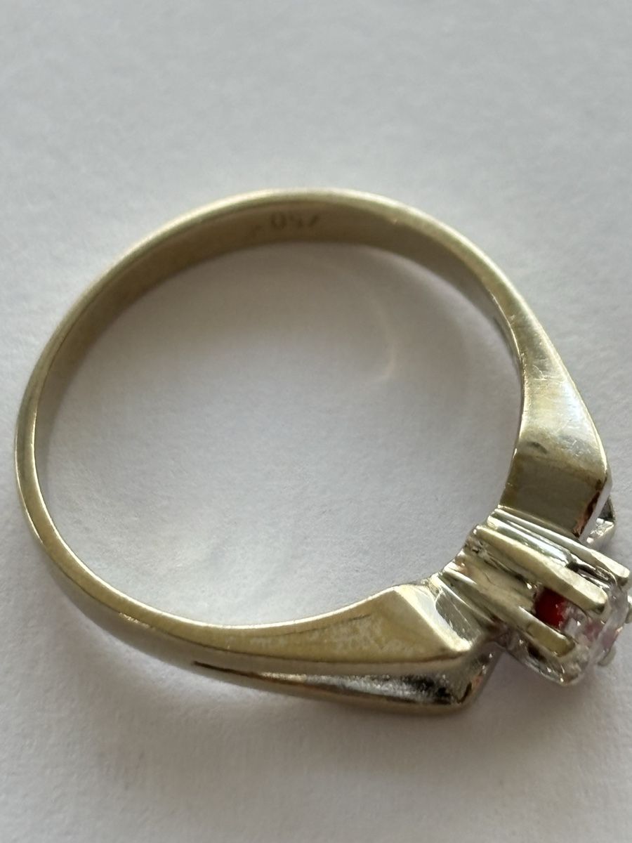 Anelli: Ring Weissgold / Diamant 18 Karat – Usato da Langnau am Albis venduto da flusspflege 4
