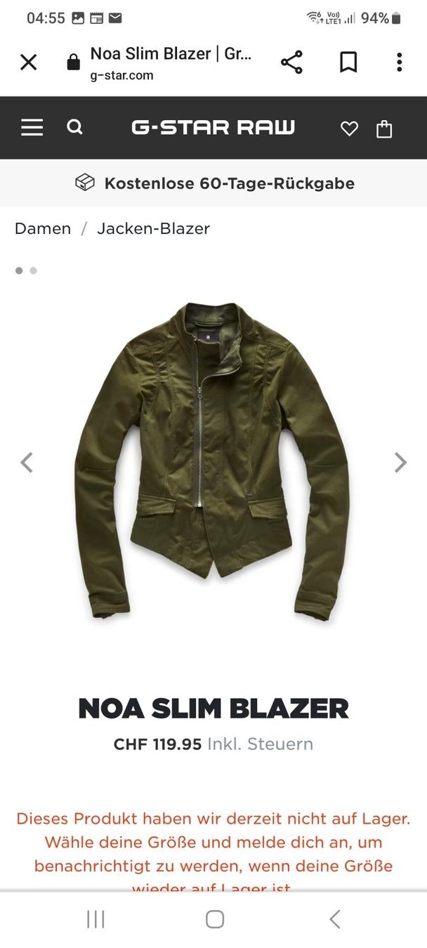 G-Star Giacche: JACKE VON G-STAR Gr.S – Usato da KRIENS venduto da Franzy_Blond10 1