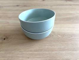 NEU Schüsseln Schälchen Müslischalen sage green Haushalt