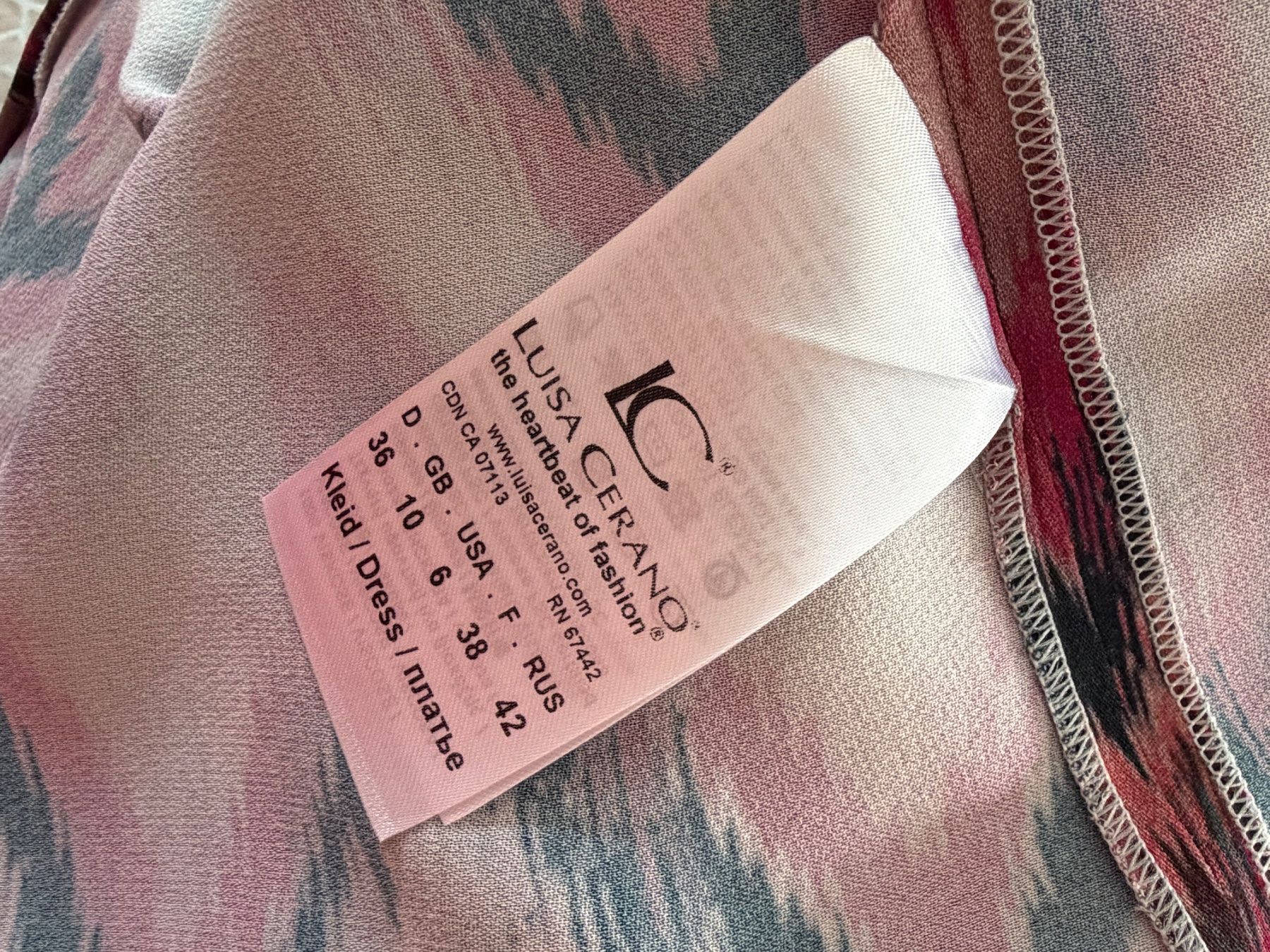 Vestiti: Luisa Cerano Kleid Gr.36 – Usato da Unterägeri venduto da Jutka_04 6