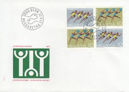 1971 490-91 Jugend und Sport 2 FDC