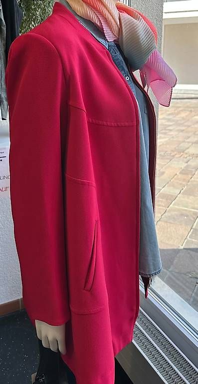 Ulla Popken Giacche: Longjacke von Ulla Popken, beerenrot, Gr. 48 – Nuovo (secondo la descrizione) da Urtenen-Schönbühl venduto da isastyle 2