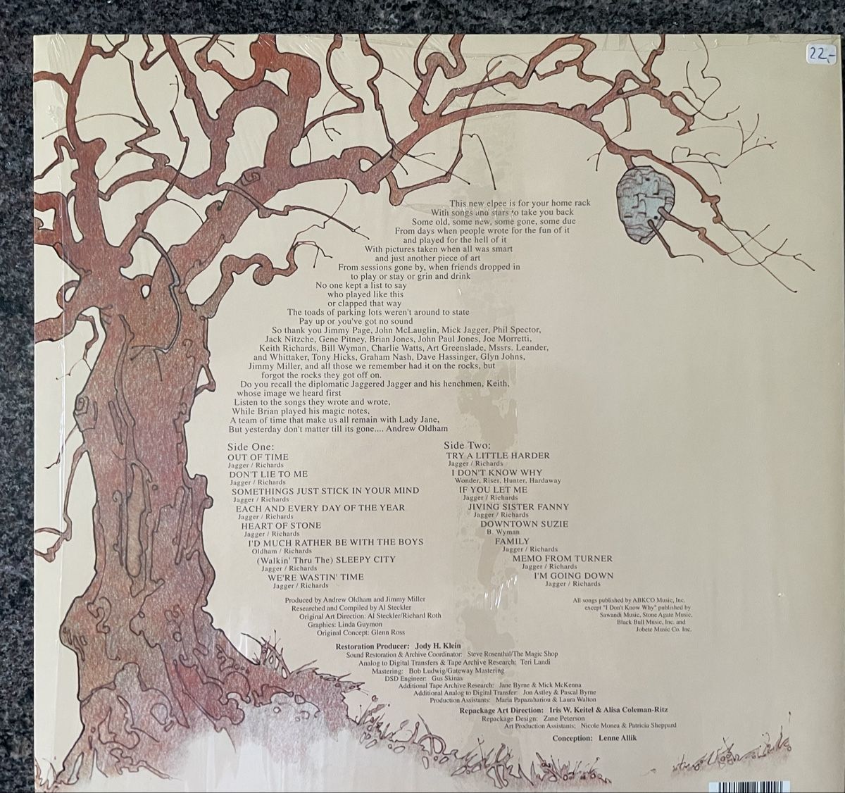 Dischi in vinile: Rolling Stones - Metamorphosis - ABKCO Vinyl LP – Usato da Olten venduto da Bluespapst 1