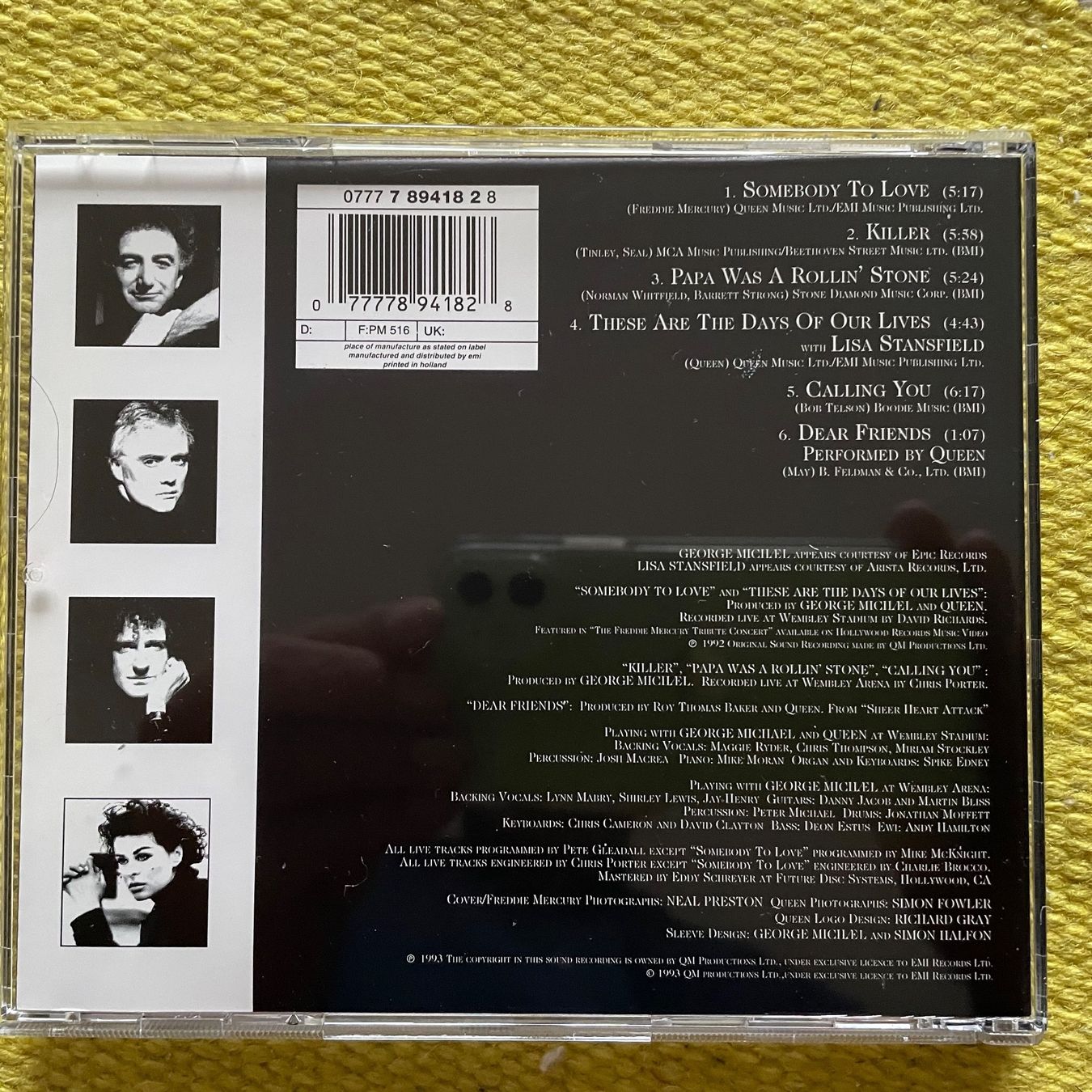 CD: GEORGE MICHAEL&QUEEN&LISA STANSFIELD-FIVE LIVE – Usato da Rorschacherberg venduto da CD-Roli 1