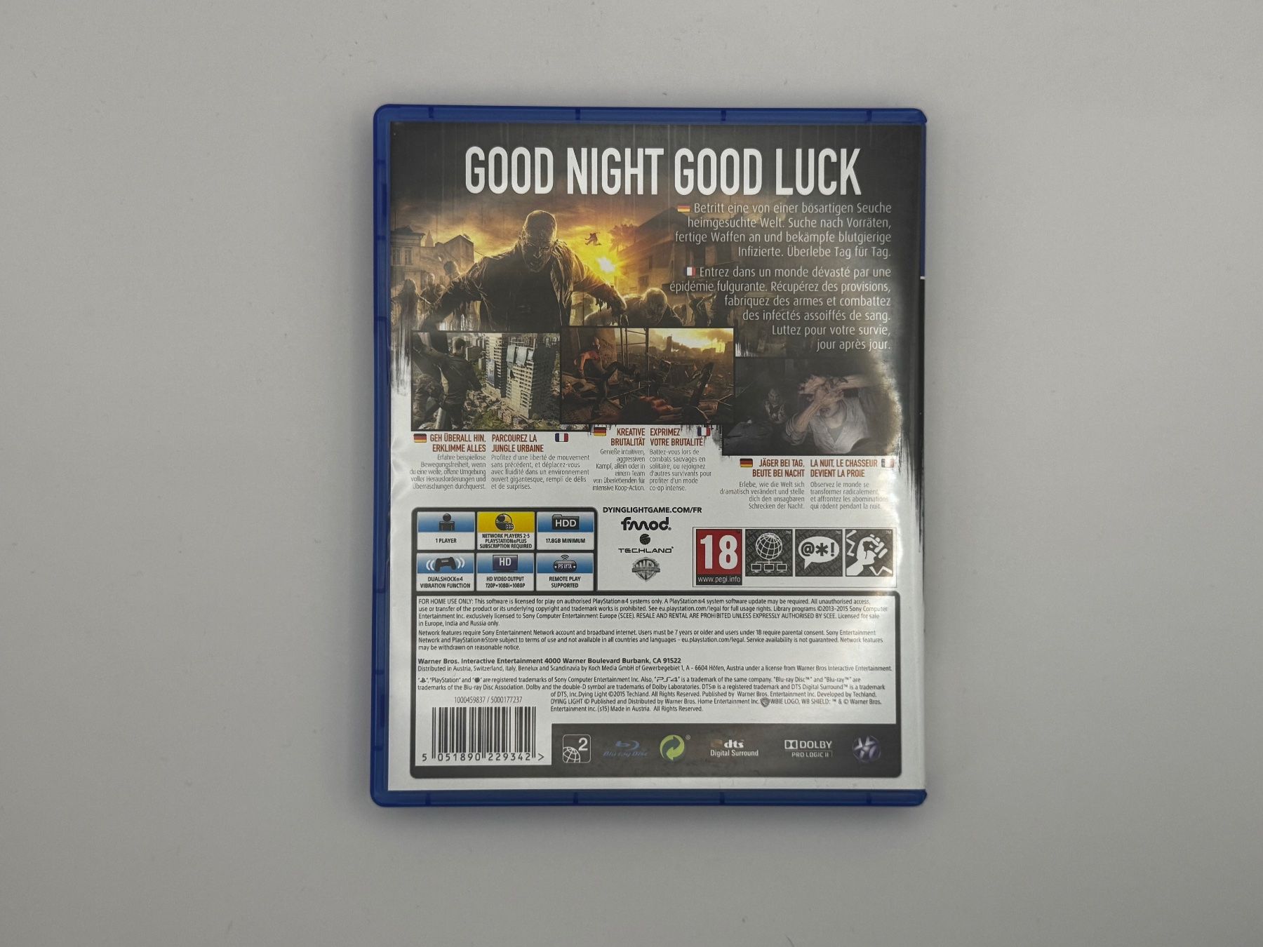 Sony Giochi: Playstation 4 - Dying Light – Usato da Bettlach venduto da awi_7jcb 1