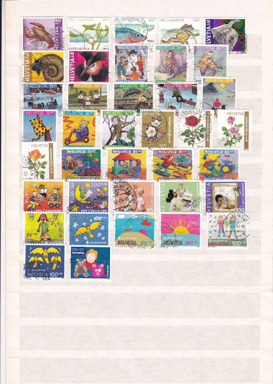 Tous les timbres: PRO JUVENTUTE  Sammlung – D'occasion à Gretzenbach par Sikim 3