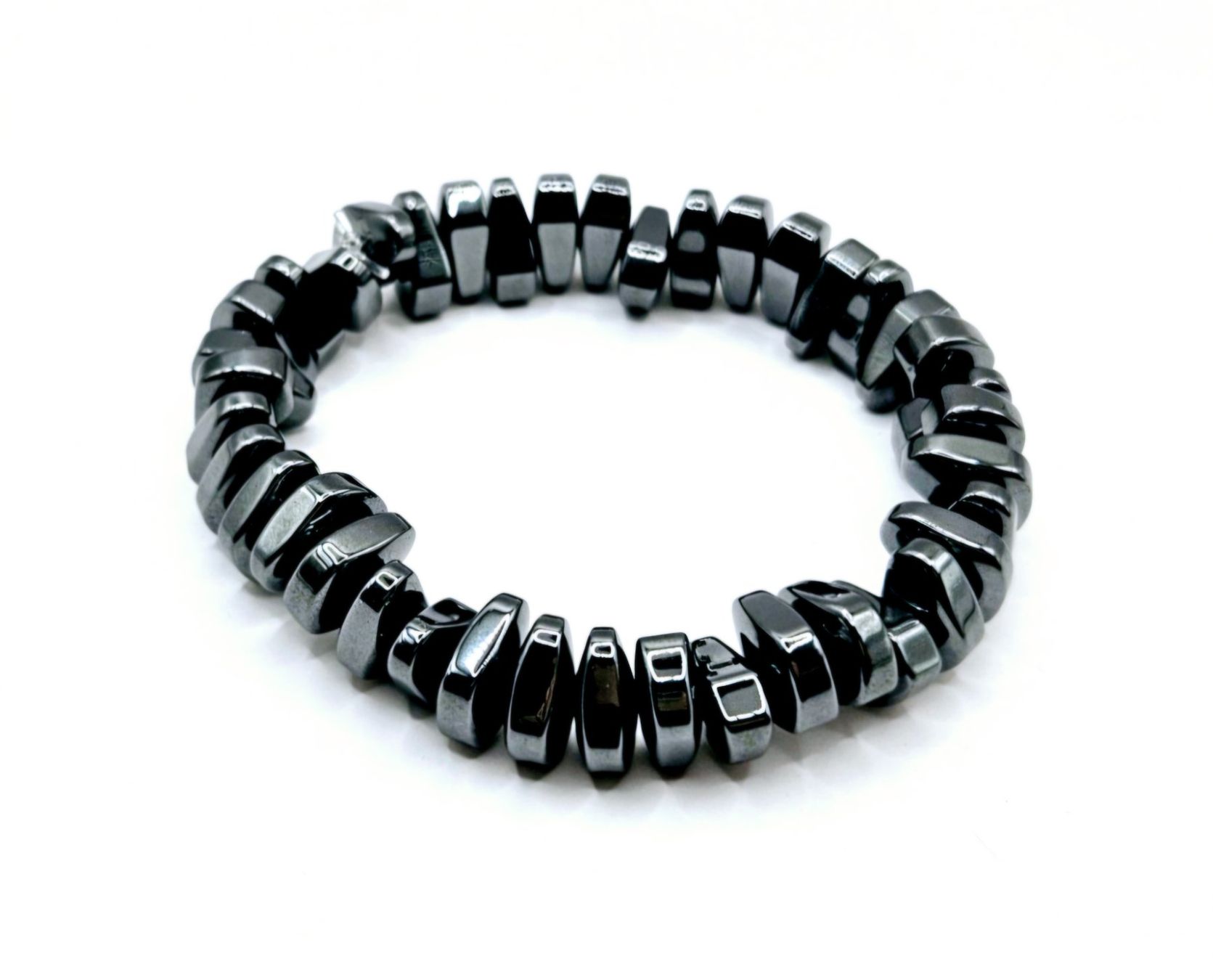 Bracciali & Braccialetti: Herrenarmband Hämatit/Blutstein Heilsteine/Edelsteine – Nuovo e nell'imballaggio originale da Thalwil venduto da Seasons-Schmuck 2