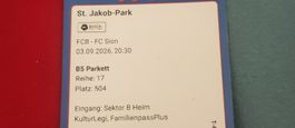 3 Fc Basel Tickets für die nächsten 3 Heimspiele