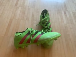 Adidas Fussballschuhe grün, schwarz, pink - Gr. 42.5 / US 10