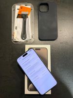 IPHONE 15 PRO MAX Natural Titanium 1TB mit Apple Zubehör