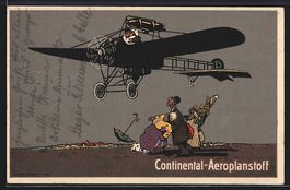 Continental-Aeroplanstoffe, Paar im Flug