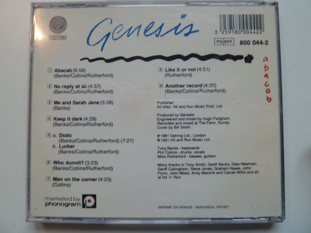 CDs: Genesis - Abacab – Gebraucht aus Au ZH von sikoku 2