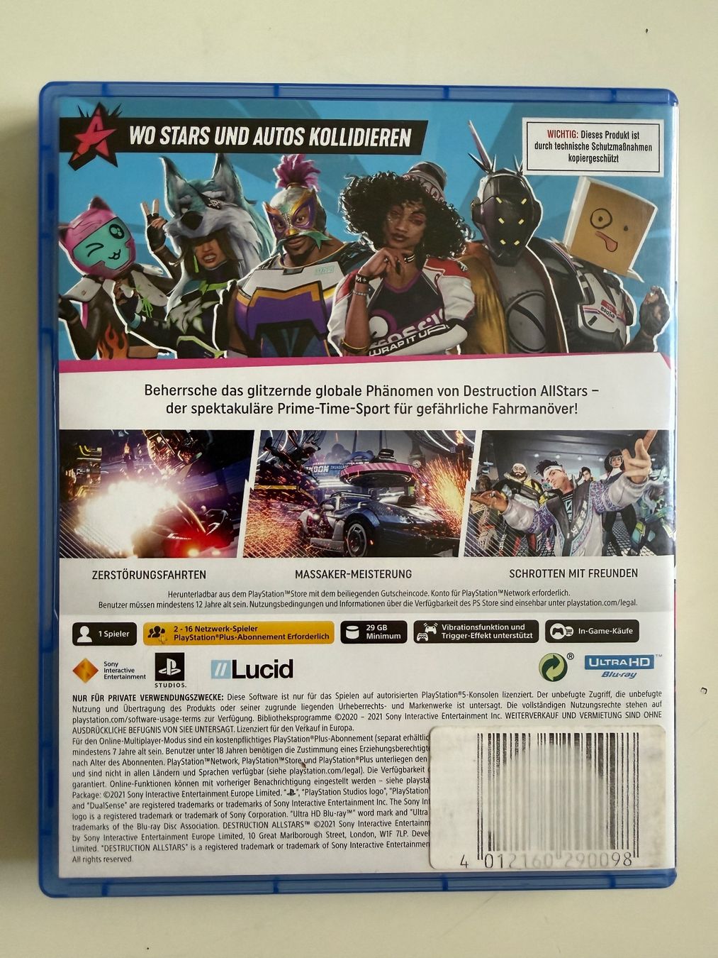Giochi: PS5 GAME DESTRUCTION ALLSTARS – Usato da Münsingen venduto da Ganjam 2