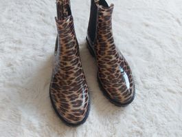 Gummistiefel Graceland Leo-Look Grösse 37 NEU
