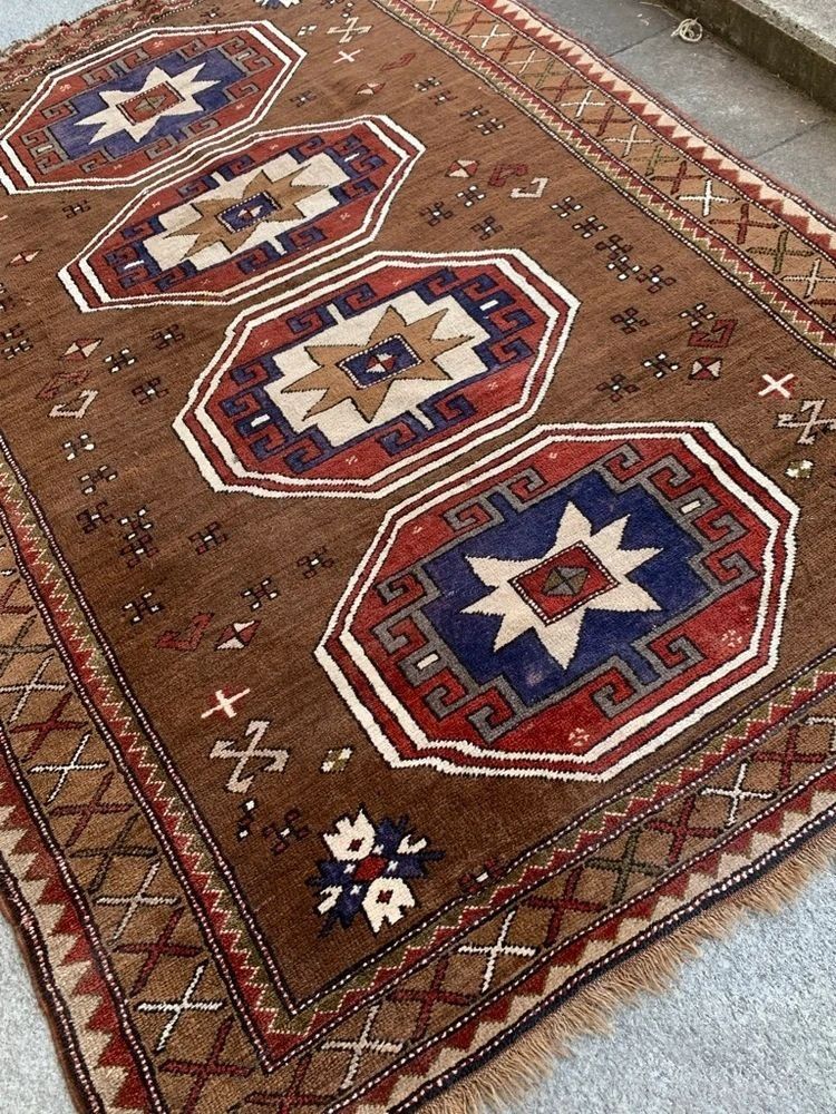 Tappeti: Antiker Kars Kazak Orientteppich, handgeknüpft – Usato da Bern venduto da Yunkom 2