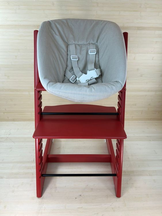 Stokke® Tripp Trapp inkl. Babyset, Newborn & Tray / Warm Red 9