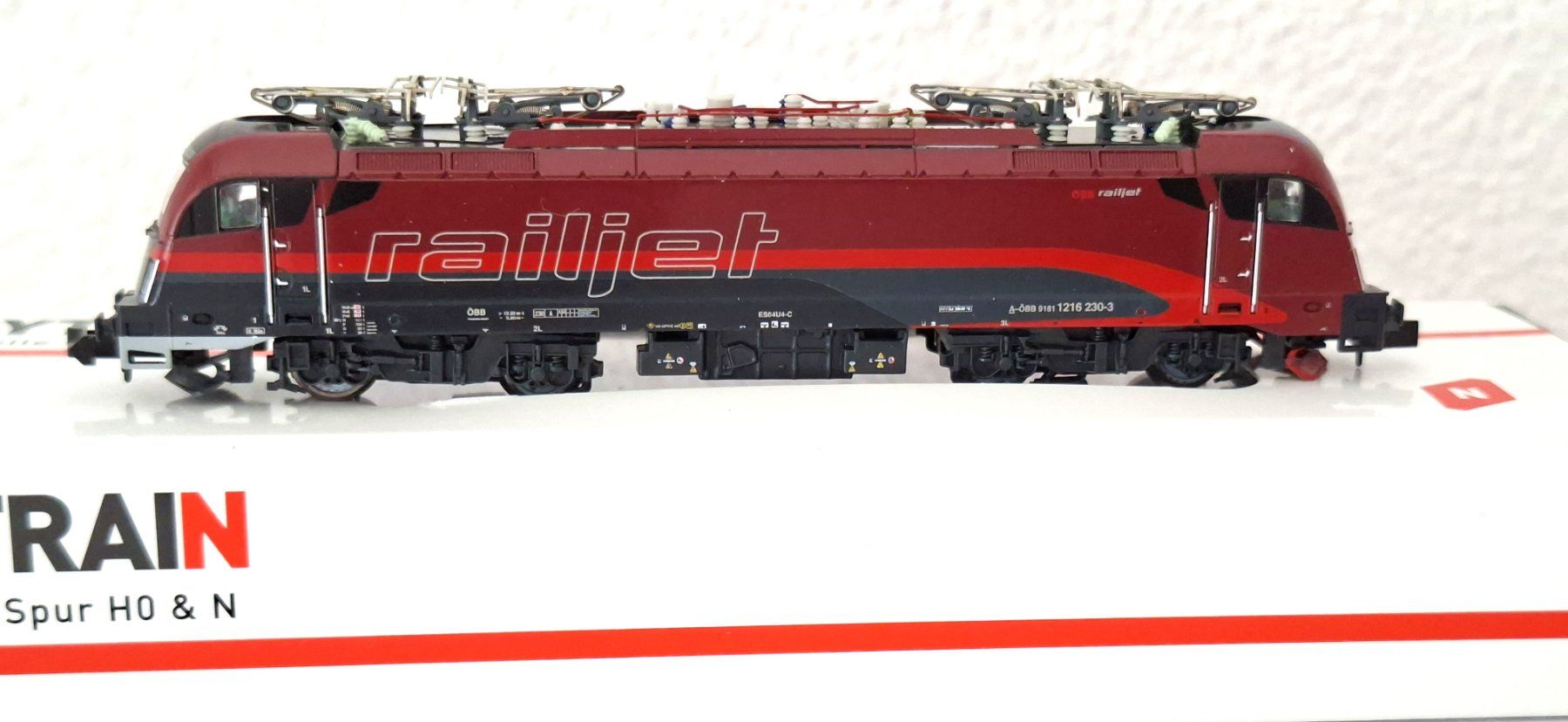 Hobbytrain Modellini di ferrovie: Hobbytrain ÖBB Railjet  H2738 – Nuovo (secondo la descrizione) da Biberist venduto da Ntrains 2