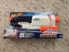 NERF Super Soaker Scatter Blast Wasserpistole neu