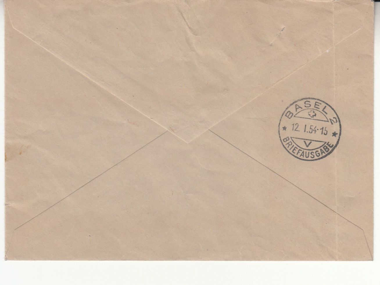 Alle Briefmarken: Brief Portofrei Basel Postcheckamt – Gebraucht aus Bürglen TG von StampGraf 1
